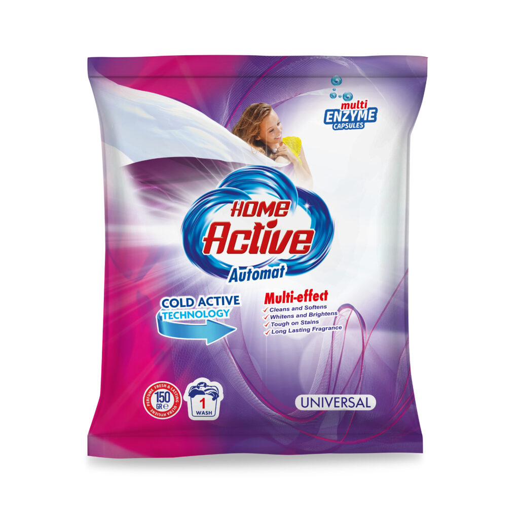 HOME ACTIVE AUTOMAT POWDER DETERGENT UNIVERSAL 150 GR