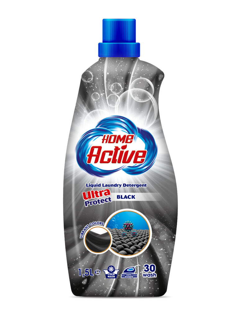 HOME ACTIVE LIQUID LAUNDRY DETERGENT BLACK 15LT