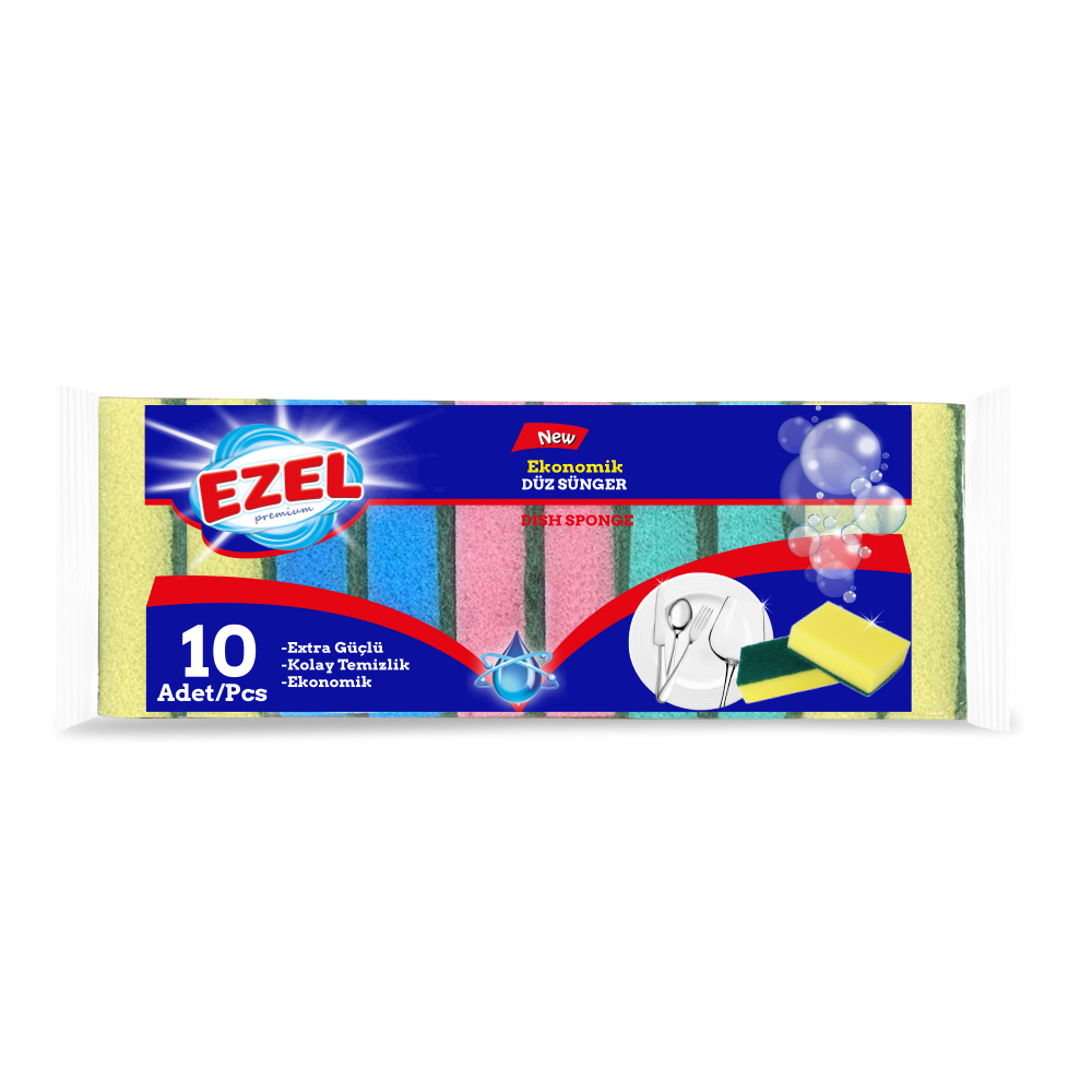 Ezel Premium Ezel Premium Bulaşık Süngeri 10 lu