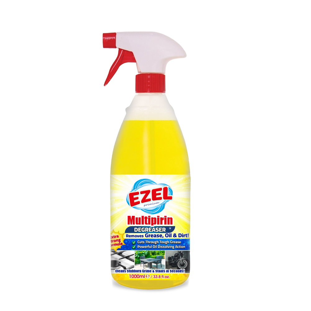 Ezel Premium Ezel Premium Sarı Çok Amaçlı Yağ ve Kir Temizleme Spreyi 1 lt