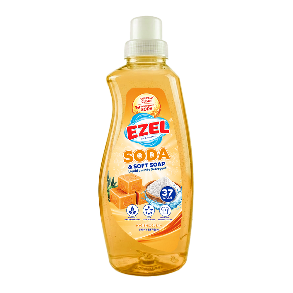 Ezel Premium Ezel Premium Sıvı Çamaşır Deterjan Soda Etkili 1.5 lt Arap Sabunu