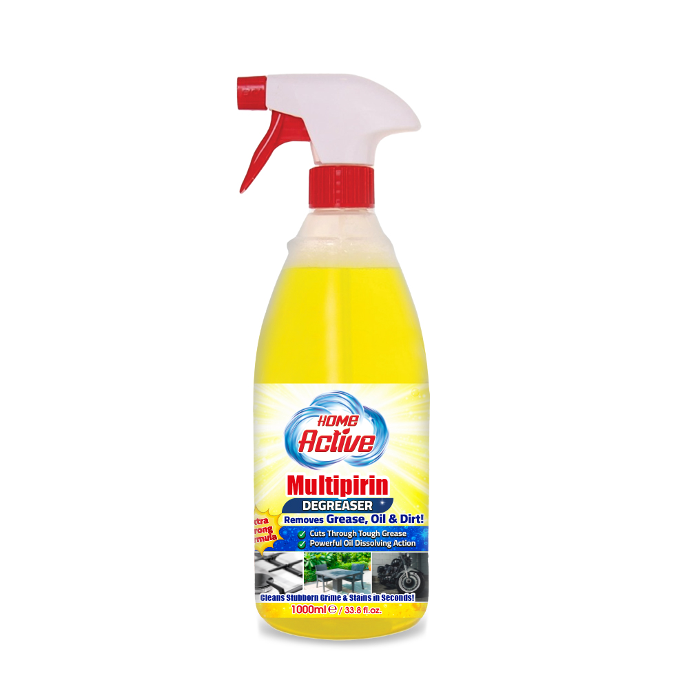 Ezel Premium Home Active Sarı Çok Amaçlı Yağ ve Kir Temizleme Spreyi 1 lt