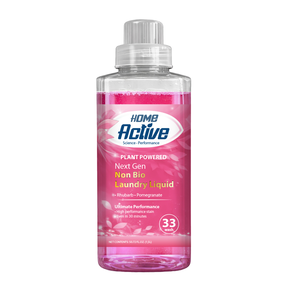 Ezel Premium Home Active Bitki Bazlı Non Bio Sıvı Çamaşır Deterjanı 1.5 lt Nar